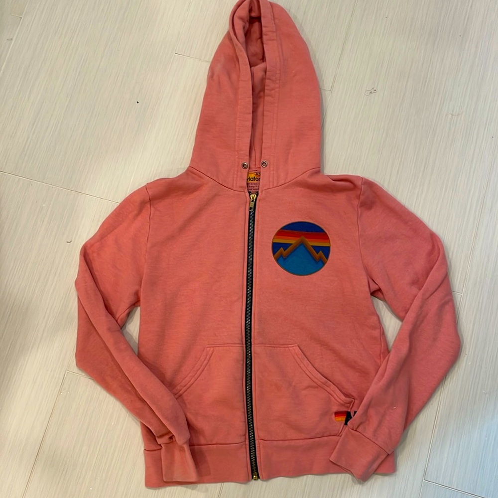 Aviator Nation zip up sweatshirt.